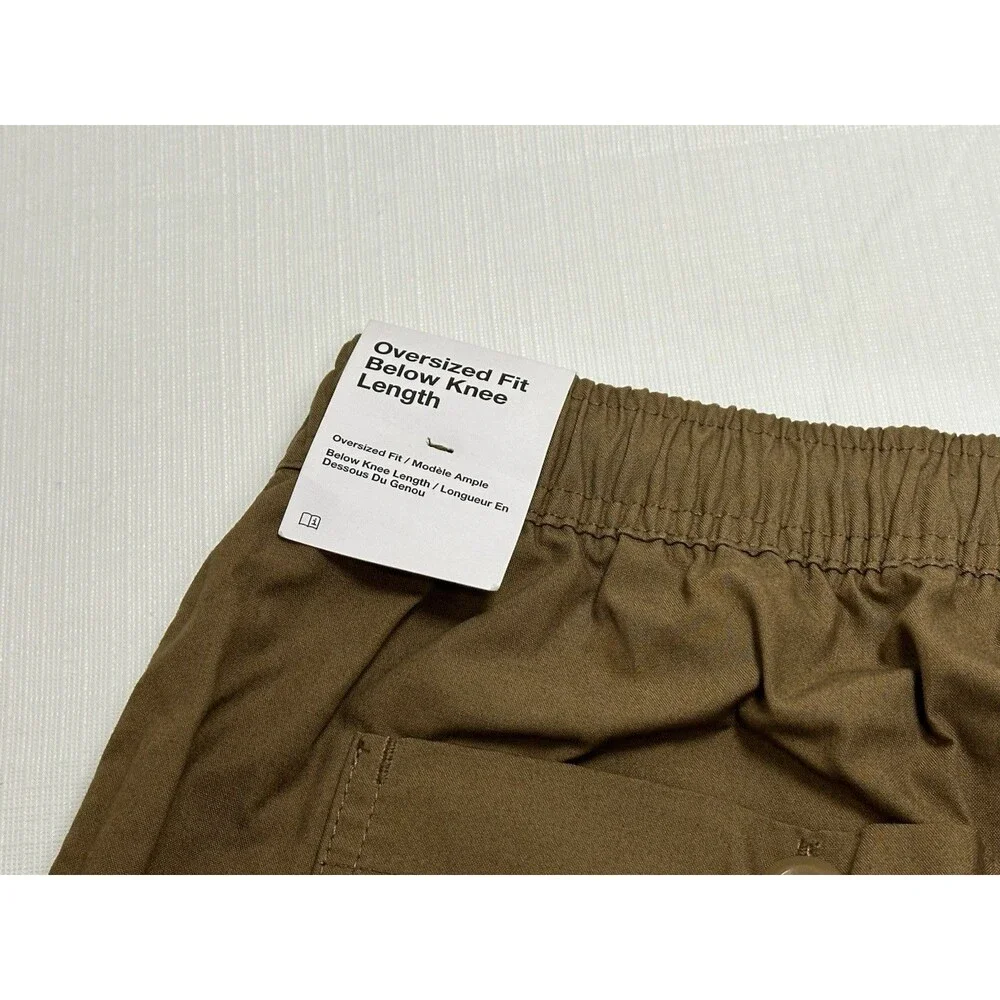 NWT Men's Nike Sportswear Club Oversized Shorts Size XXL-Tall Brown HJ2540-235